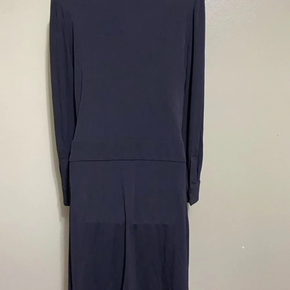 Black Long Sleeve Moda International Wrap Dress,‎ Size 6 - Picture 2 of 6